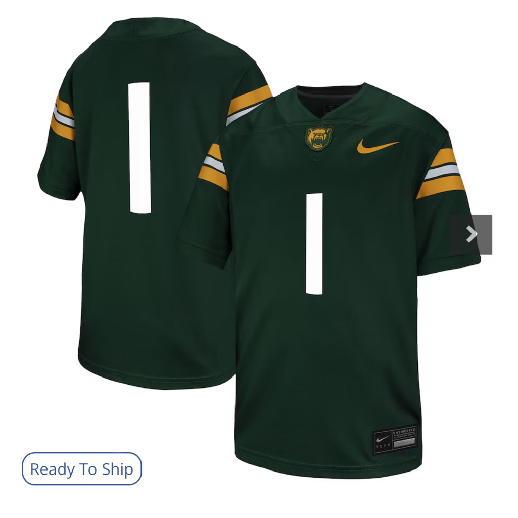 Nike Boys Baylor #1 Jersey